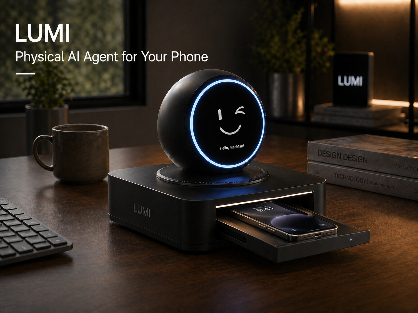 Lumimate desktop AI phone companion product preview